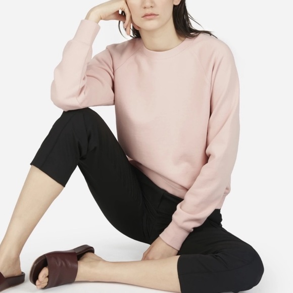 Everlane Tops - Everlane The Slim Classic French Terry Crew Sweatshirt